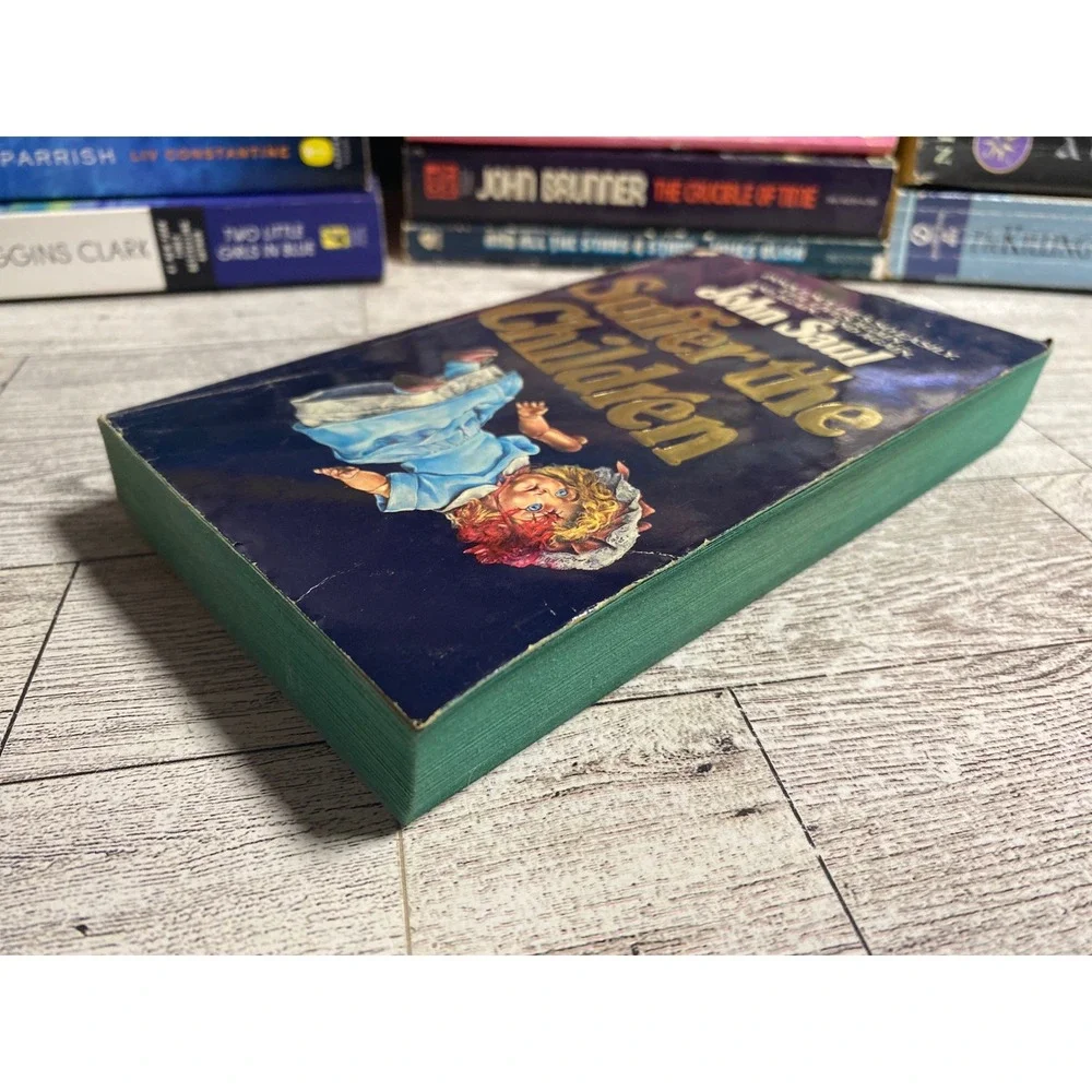 John Saul Suffer the Children Horror‎ Novel 1977 1st Printing Vintage Paperback